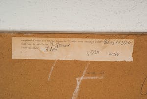 Jaap Jungcurt - HR -1961 - acrylverf en zand op papier - BKR Amsterdam kopen? Bied vanaf 20!