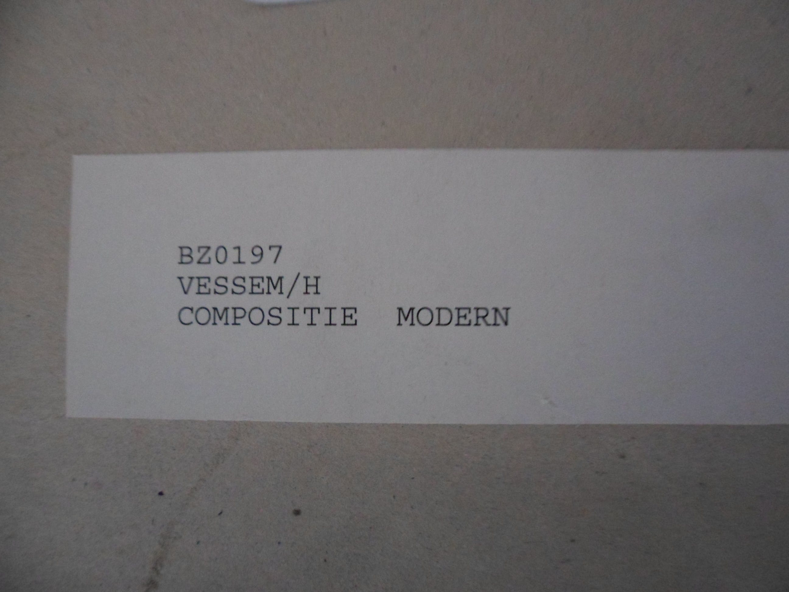 Henk van Vessem - Compositie, zeefdruk. kopen? Bied vanaf 35!