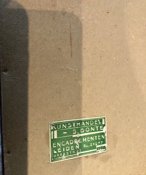 Niet of onleesbaar gesigneerd - Stelletje in het bos. kopen? Bied vanaf 1!