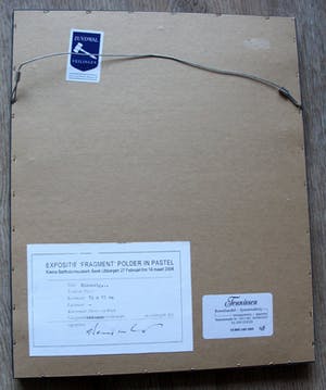 Harry van Kuyk - Ingelijste pastel: Miezerig -2003 kopen? Bied vanaf 250!