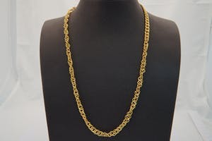 2521 - Bijzonder 18 karaats geel-gouden "Tarate" collier -unisex- Lang formaat! kopen? Bied vanaf 930!