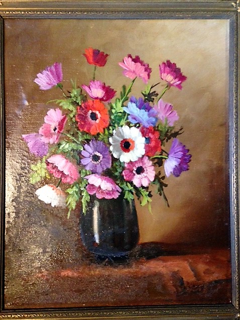 Wilhelmus Enneking - Stilleven: bos anemonen op vaas kopen? Bied vanaf 65!