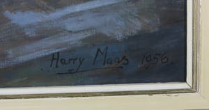 Harry Maas - Olieverf op doek, Battement tendu à la quatrième devant - Ingelijst kopen? Bied vanaf 650!