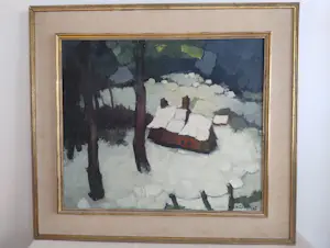 Hilaire Van Biervliet - Winterlandschap kaufen? Bieten Sie von 70!