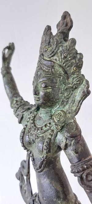Brons (Onbekend) - Prachtige Bronzen Antieke Tara rond 1940 kopen? Bied vanaf 75!
