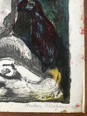 Reidar Magnus - Prachtige kleurenlitho - 5/14 - Gesigneerd - 1967 kopen? Bied vanaf 75!