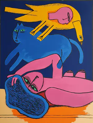 Corneille - Litho van Corneille: 'Aurora' - nieuw ingelijst! kopen? Bied vanaf 395!