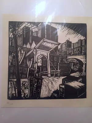 Dick Ket - Linoleumsneden - Cassette met 12 genummerde linoleumdrukken kopen? Bied vanaf 320!