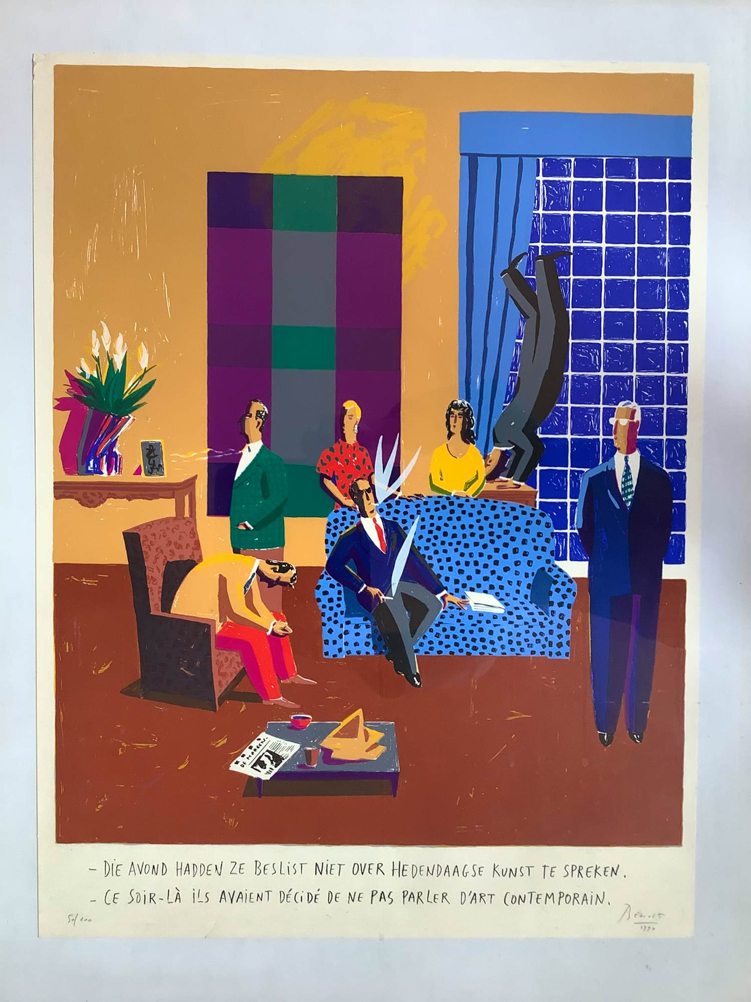 Benoit van Innis - Die avond hadden ze beslist niet over hedendaagse kunst te spreken kopen? Bied vanaf 50!