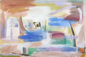 Klaas Boonstra - Olieverf op board, Zonder titel - Ingelijst (Groot) kopen? Bied vanaf 1!