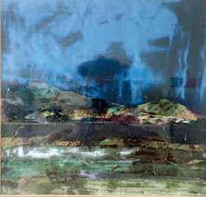 Maya Wildevuur - Gemengde techniek, Ingelijst verkocht voor € 99!