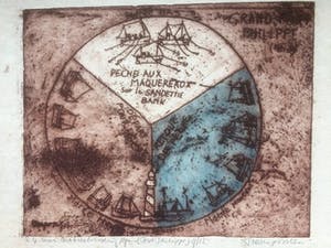 Frans Verpoorten - Kleurenets: "24 uur makreelvisserij Grand Fort Philippe" 7/12 kopen? Bied vanaf 50!