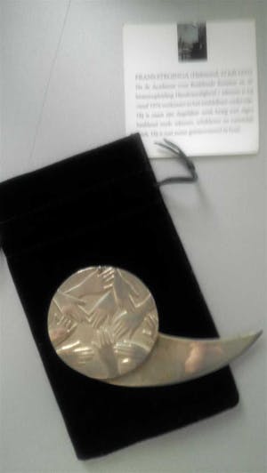 Frans Steginga - De helpende hand penning/briefopener kopen? Bied vanaf 29!