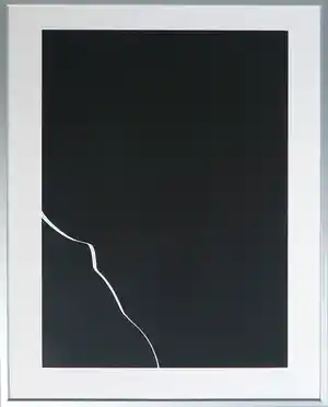 Harry van Kuyk - Zeefdruk uit het portfolio Grafinu - Ingelijst verkocht voor € 1!