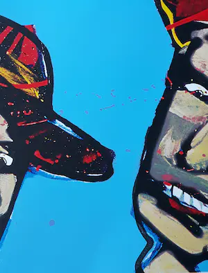 Herman Brood - Kleurenzeefdruk GOOFBALLS Handgesigneerd kopen? Bied vanaf 299!