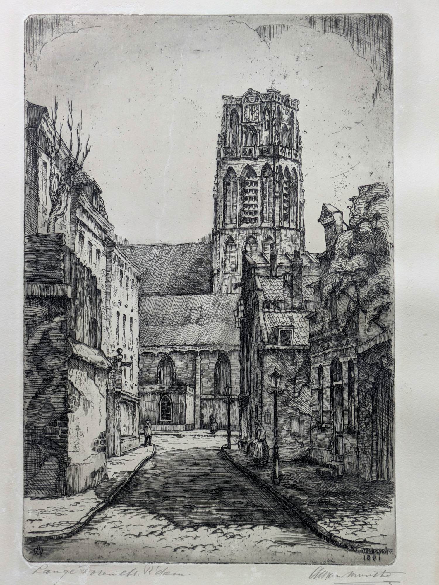 A.W. van Munster - 1951 - Lange Torenstraat, Rotterdam kopen? Bied vanaf 25!
