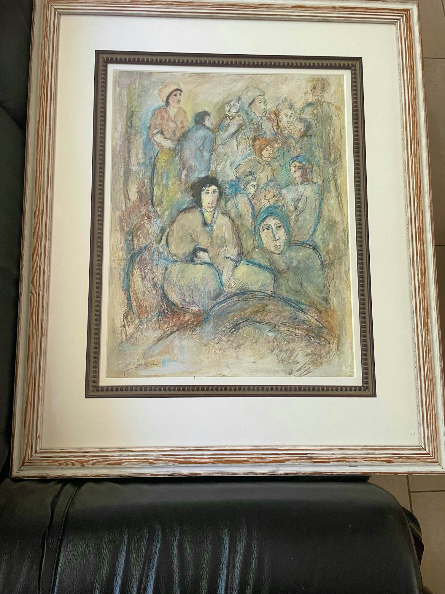 Frans Joosen - Prachtige tekening , in lijst kopen? Bied vanaf 59!