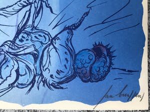 Jan Burssens - Mooie zeefdruk - 1994 - Gesigneerd - HC kopen? Bied vanaf 35!