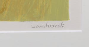 Hans Vanhorck - Zeefdruk, Zonder titel - Ingelijst kopen? Bied vanaf 35!