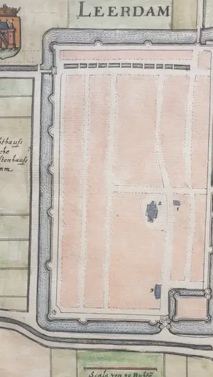 Caspar Merian - Leerdam Caspar Merian Oude Gravure 1659 kopen? Bied vanaf 30!