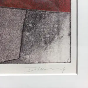 Duck Sung Kang - Semi-abstract stilleven, aquatint ets (mooi ingelijst) kopen? Bied vanaf 95!