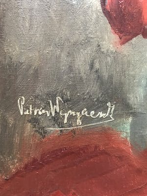 Piet van Wijngaerdt - Stilleven met Klaprozen kopen? Bied vanaf 675!