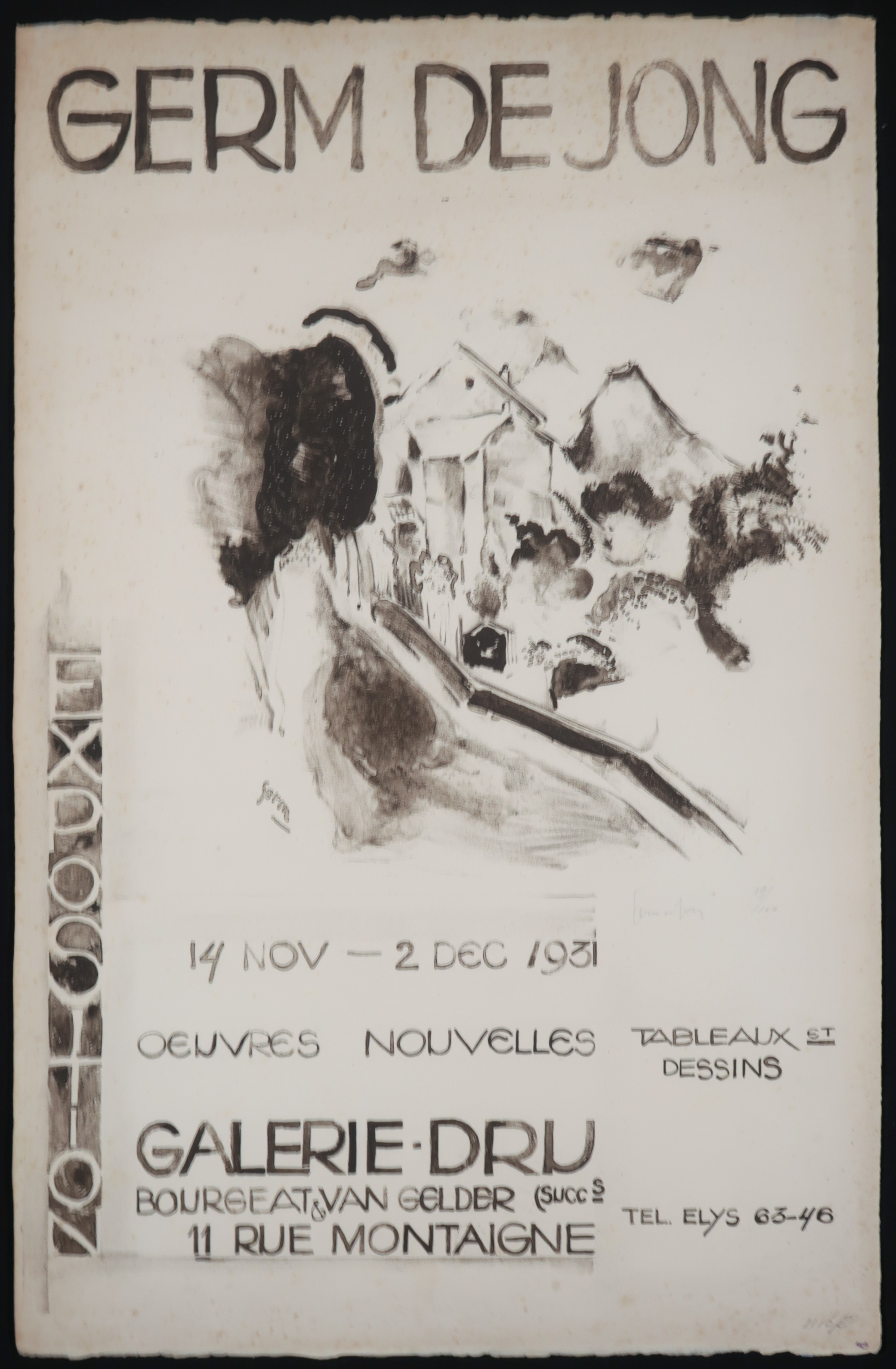Germ de Jong - Litho, Exposition kopen? Bied vanaf 1!