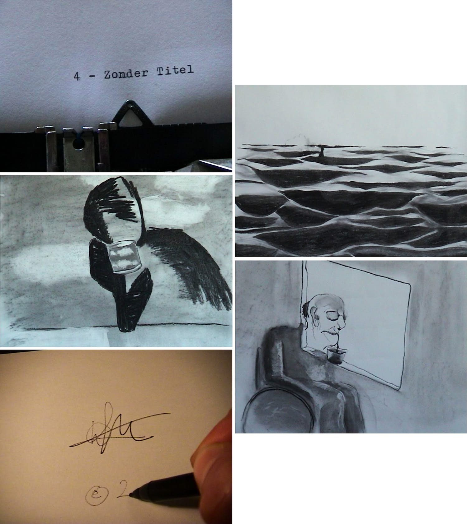 Daphne Hooiveld - USB-stick met videokunst 'Een serie tekening-films' verkocht voor € 1!