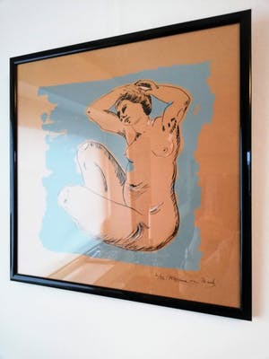 Marius van Beek - studie van naakte vrouw kopen? Bied vanaf 50!