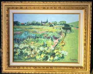 Toon de Haas - Expressionistisch landschap verkocht voor € 295!