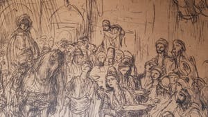 Marius Bauer - ets (groot), handgesigneerd (ingelijst) kopen? Bied vanaf 250!