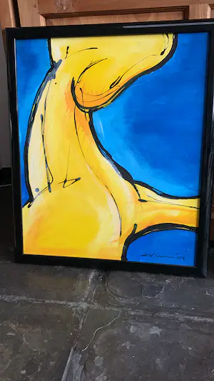 Niet of onleesbaar gesigneerd - Steigerend paard. kaufen? Bieten Sie von 1!