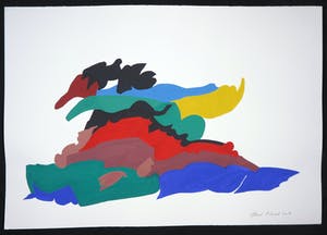 Henri Plaat - Gouache, Zonder titel (Groot) kaufen? Bieten Sie von 1!