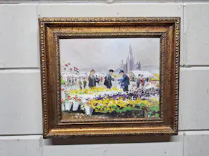 Henk Poeder - Personen op een Bloemenmarkt kopen? Bied vanaf 90!