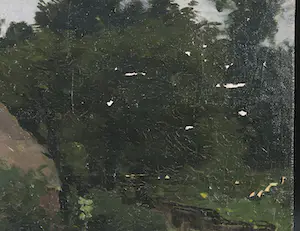 Derk Wiggers - Olieverf op paneel (marouflé), Boerderij - Ingelijst kopen? Bied vanaf 1!