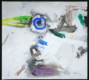 Nico Molenkamp - Zeefdruk, Vogel kopen? Bied vanaf 35!