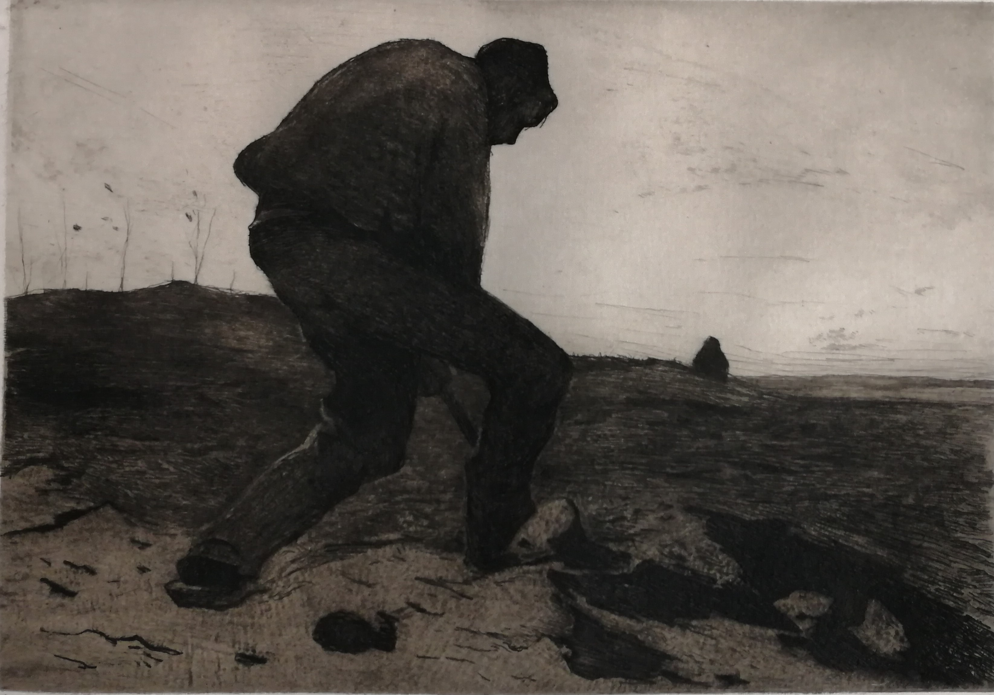 Willem Witsen - Heiwerker naar rechts kopen? Bied vanaf 175!