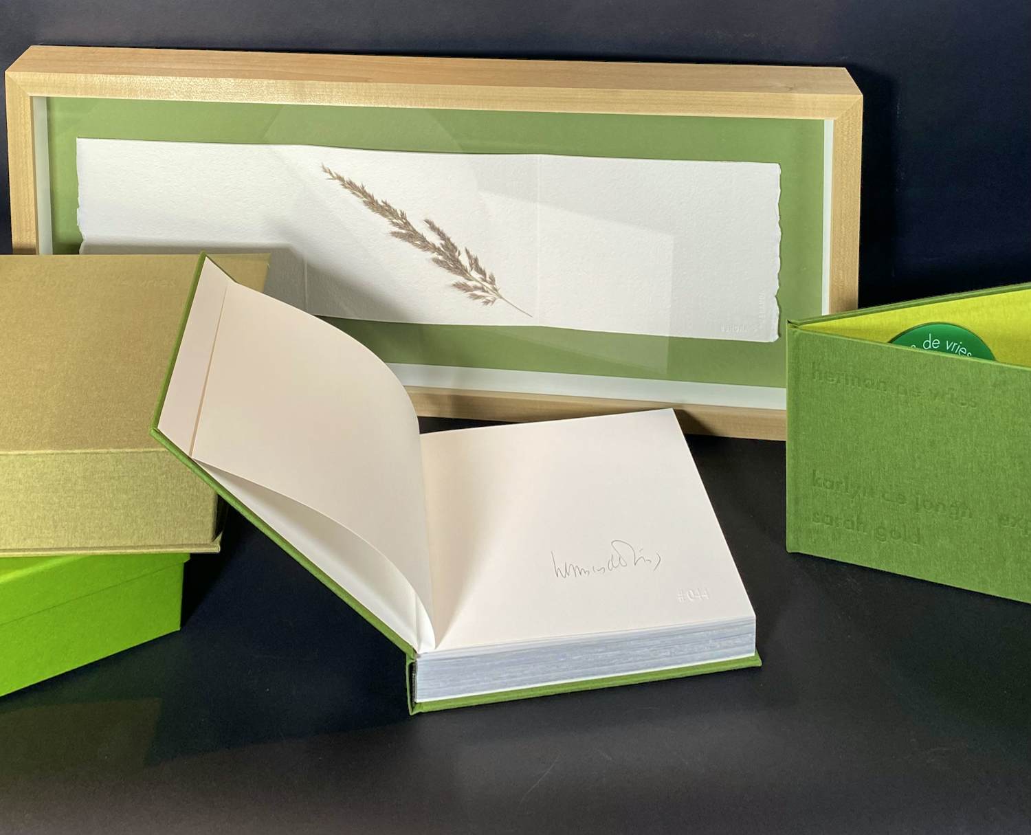 herman de vries - being this joy experience unity, DeLuxe , gesigneerd + origineel in lijst kopen? Bied vanaf 590!