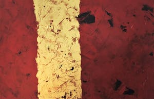 John Foppen - Rapsodie in Red+Black+ Gold... # K02. XL. GROOT. kopen? Bied vanaf 169!