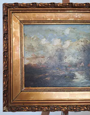 Johan Godfried van Ginkel - (1827-1863) - landschap - 19e eeuw kopen? Bied vanaf 50!