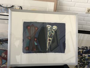 Piet Warffemius - Slangenkracht I met lijst kopen? Bied vanaf 125!