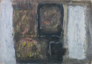 Ernst Vijlbrief - Gemengde techniek, Z.T. - Ingelijst kopen? Bied vanaf 75!