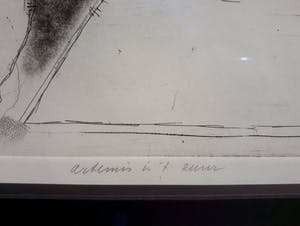 Lucebert - Artemis in ‘t zuur, ets (mooi ingelijst) kopen? Bied vanaf 275!