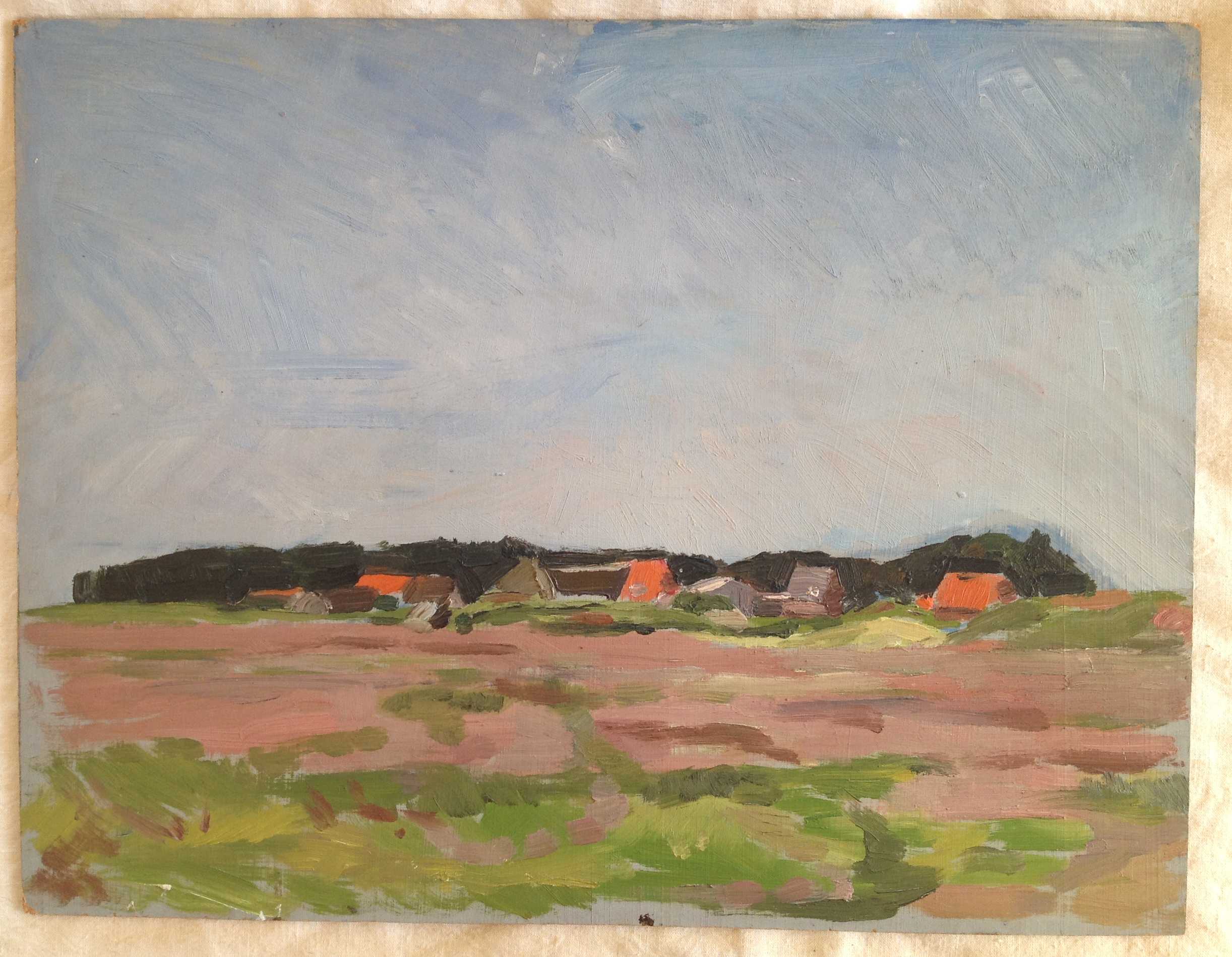 Niet of onleesbaar gesigneerd - Wijds Landschap  kopen? Bied vanaf 1!