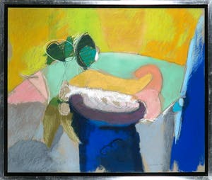 Henk van Vessem - Pastelkrijt, Zonder titel - Ingelijst kopen? Bied vanaf 1!