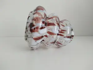 Niet of onleesbaar gesigneerd - unieke mondgeblazen glazen vaas kopen? Bied vanaf 1!