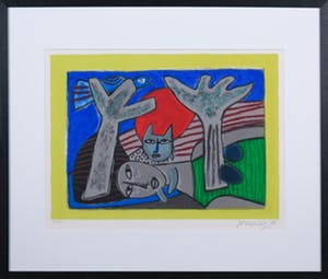 Corneille - Litho, Complicite entre la feme - Ingelijst kopen? Bied vanaf 150!