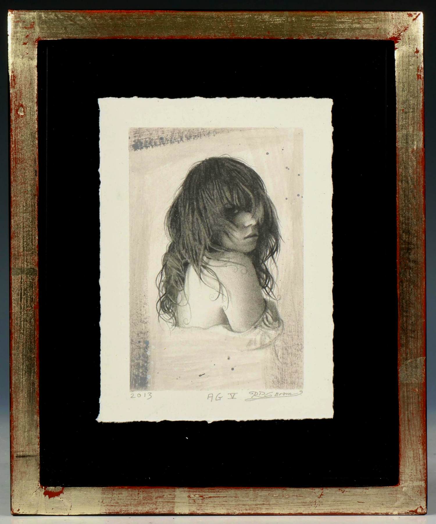 Roger Braun - Grafiet en acryl, ingelijst: achter glas V - 2013 kaufen? Bieten Sie von 395!