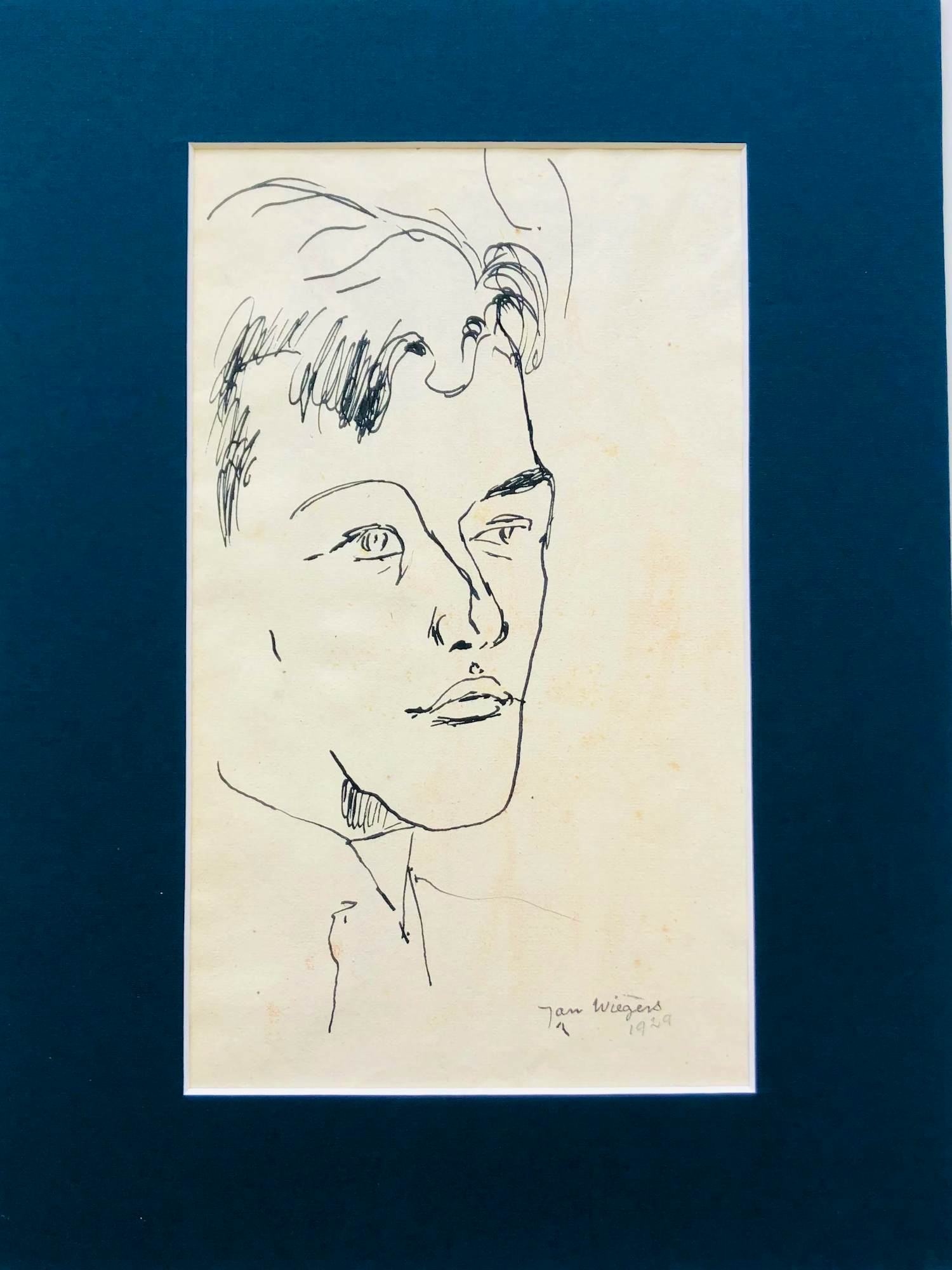 Jan Wiegers - portret van een jongen kopen? Bied vanaf 75!