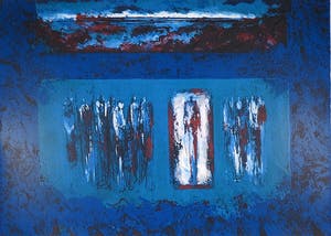 Mattie Schilders - Zeefdruk, Ochtend wandeling (Groot) kopen? Bied vanaf 1!